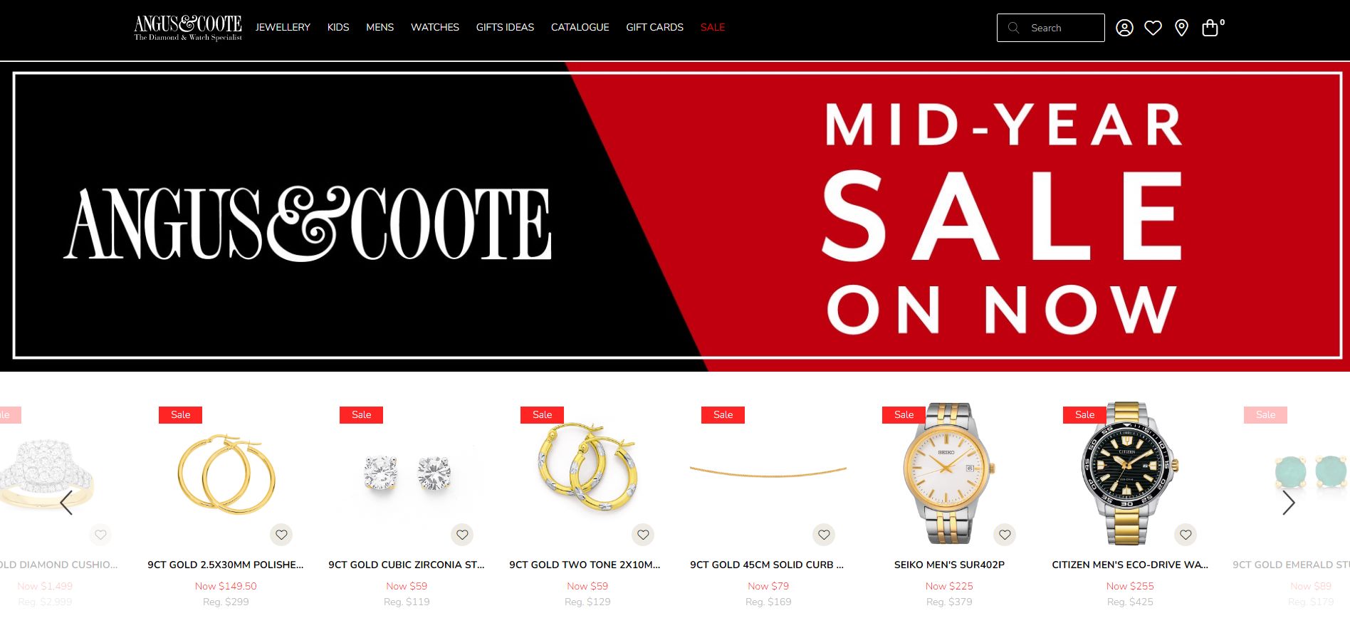 angus & coote engagement rings & wedding band shop melbourne