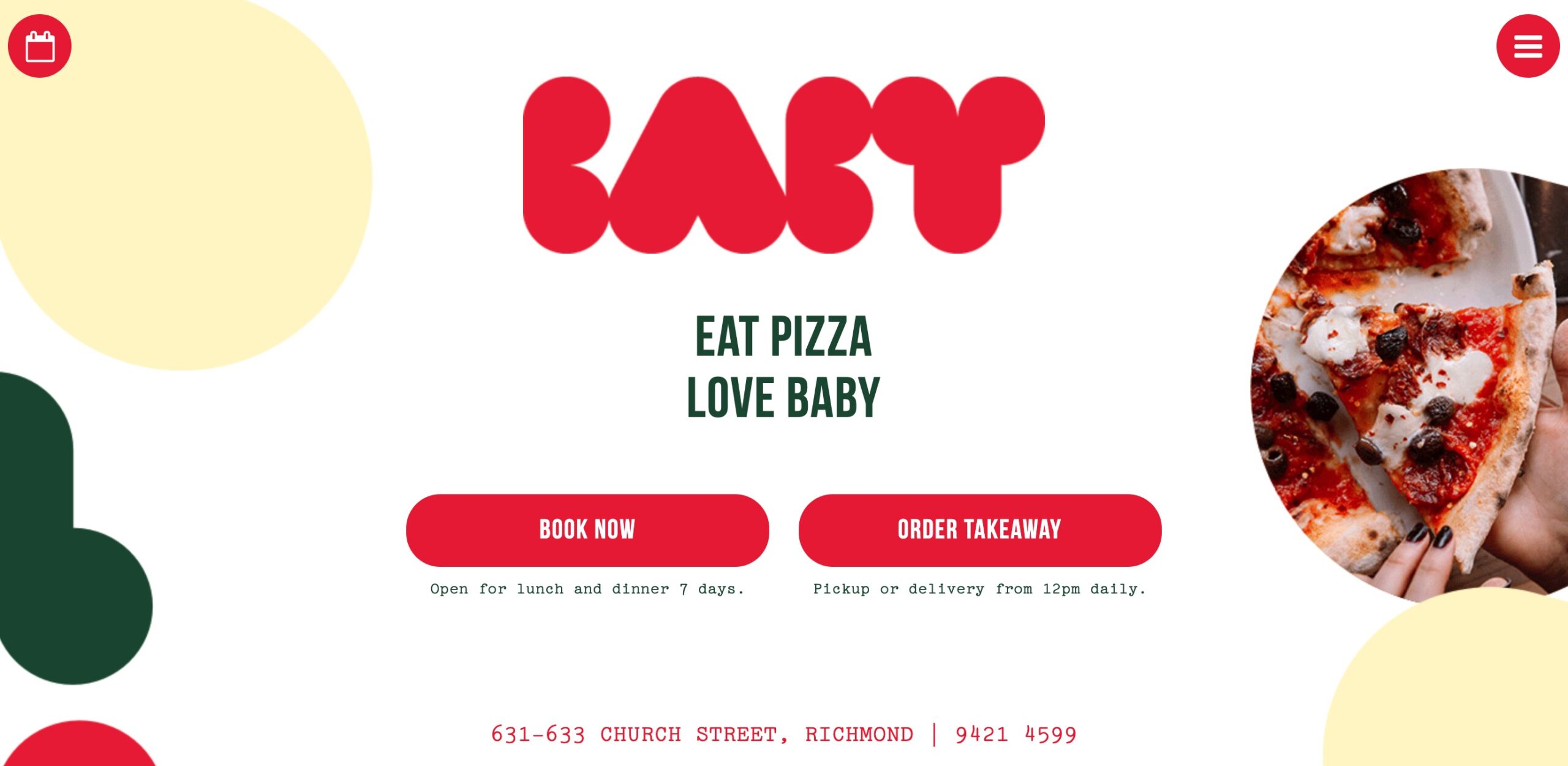 baby pizza melbourne