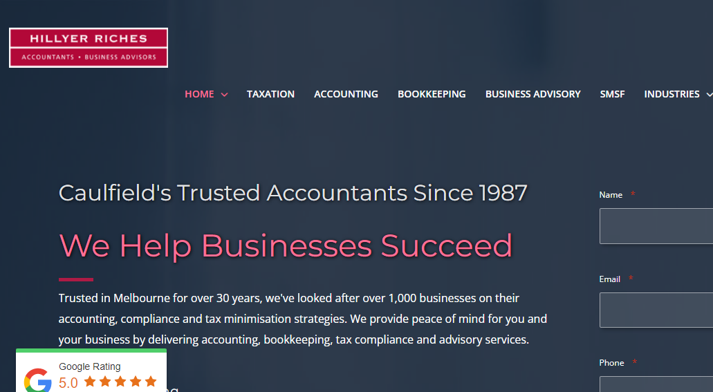 hillyer riches - Business Bookkeepers Melbourne
