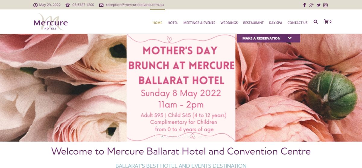 mercure ballarat hotel & reception venue