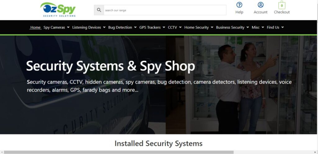 ozspy security solutions home camera security system installers melbourne