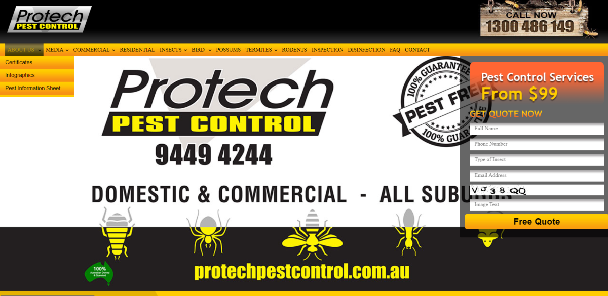 protech pest control