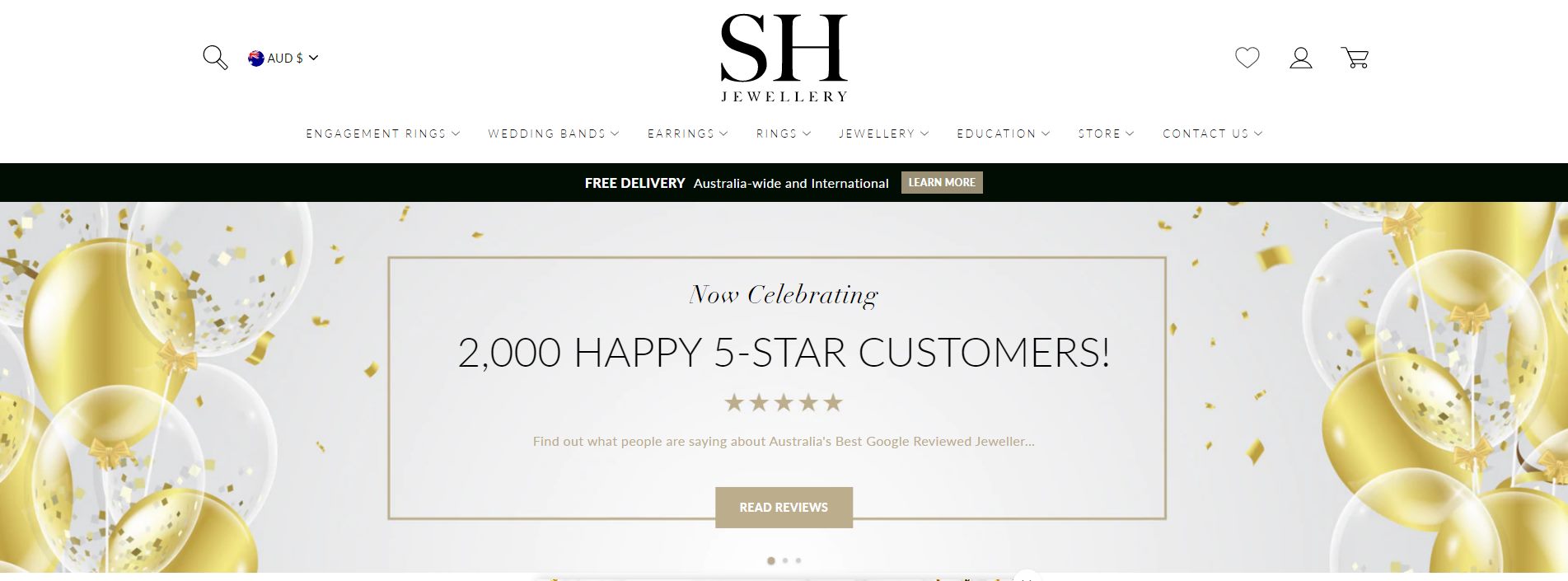 sh jewellery engagement rings & wedding band shop melbourne