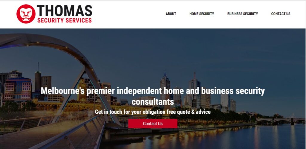 thomas security services melbourne home camera security system installers