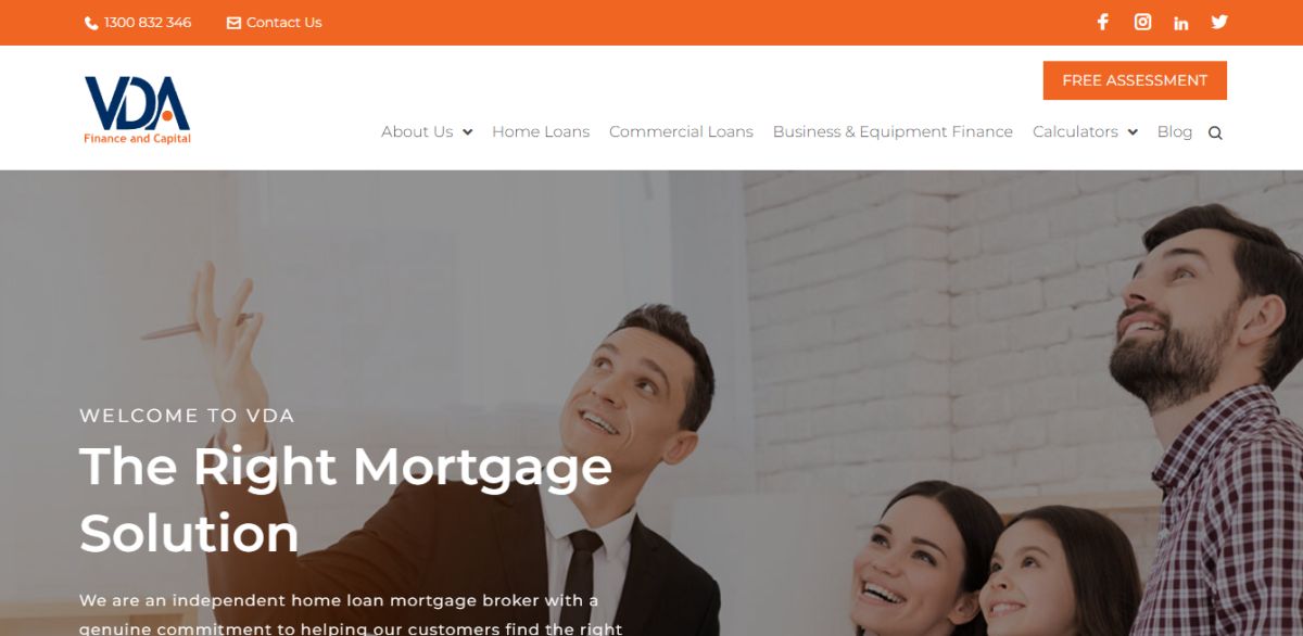 vda finance and capital mortgage broker
