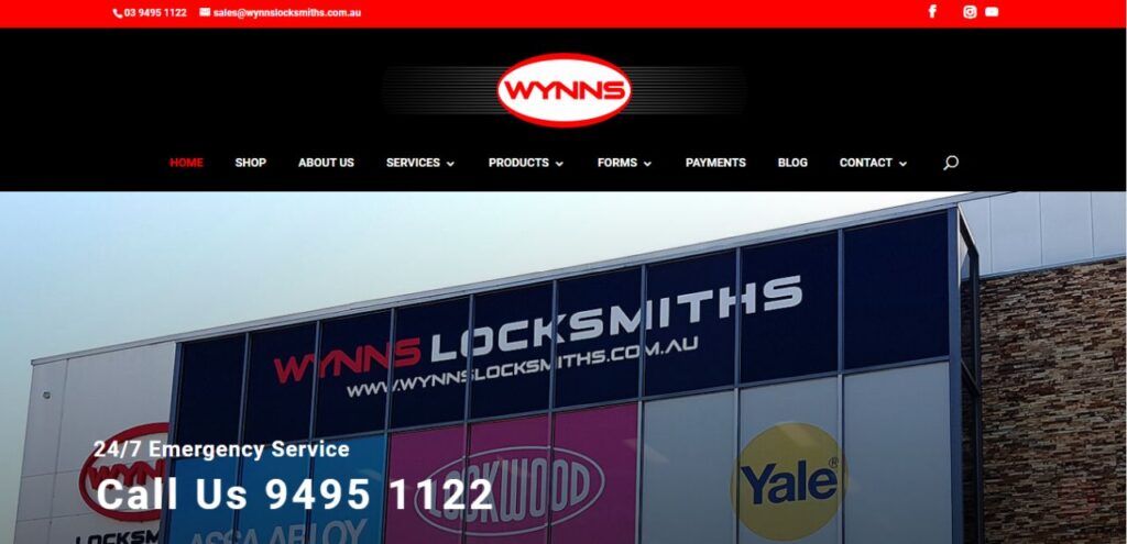 wynns locksmiths home camera security system installers melbourne